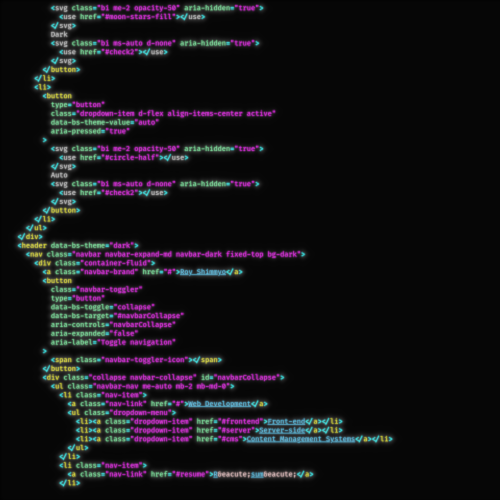 HTML code